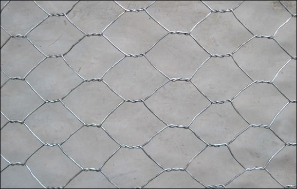Galvanized wire netting for stucco construction