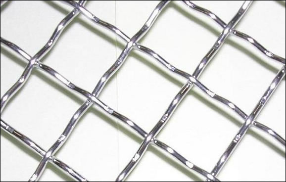 Woven metals, Diamond-shaped mesh, Stainless steel